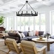 preview thumbnail 36 of 56, Acroma 15-light Farmhouse Large Wagon Wheel Candle Chandelier with UL Certified - D40'' * H130''