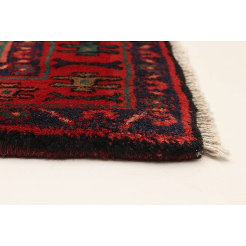 ECARPETGALLERY Hand-knotted Konya Anatolian Red Wool Rug - 4'11 x 10'2