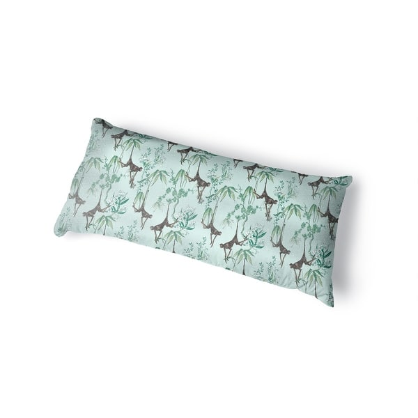slide 1 of 8, HANGIN OUT BLUE Body Pillow By Kavka Designs - Blue, Teal, Green, Brown Medium-Soft