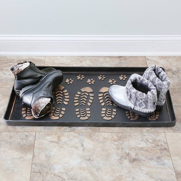 Shop Footprints Paws Rubber Boot Tray Shoe Tray Heavy Duty
