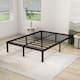 NNV 14" 3500 lbs Heavy Duty Bed Frame, Duty Steel Slat Metal Bed Frame - Black - Full
