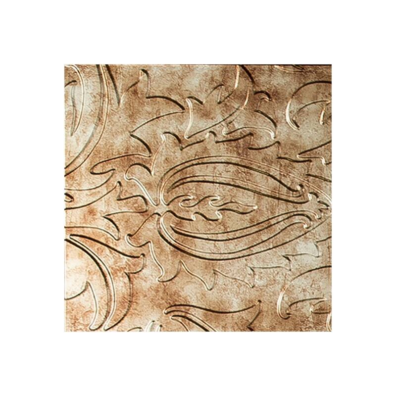 FASÄDE Nettle 4-foot x 8-foot PVC Wall Panel in Bermuda Bronze - Gold - Sample