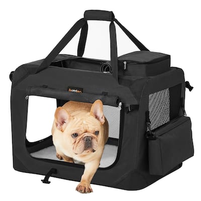 Convenient and Comfortable Pet Carriers for Dogs in Black, Portable and Foldable