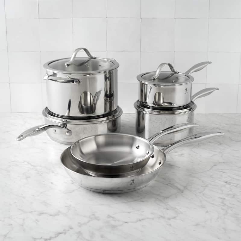 Henckels Aragon 10-pc Stainless Steel Cookware Set