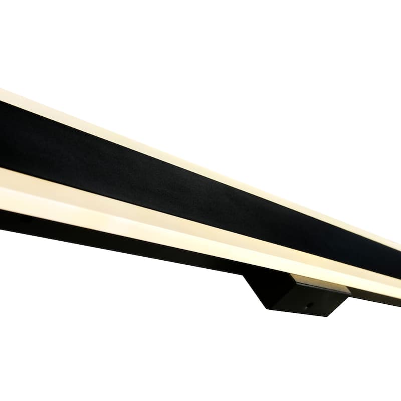 Malibu LED Integrated Black Outdoor Wall Light