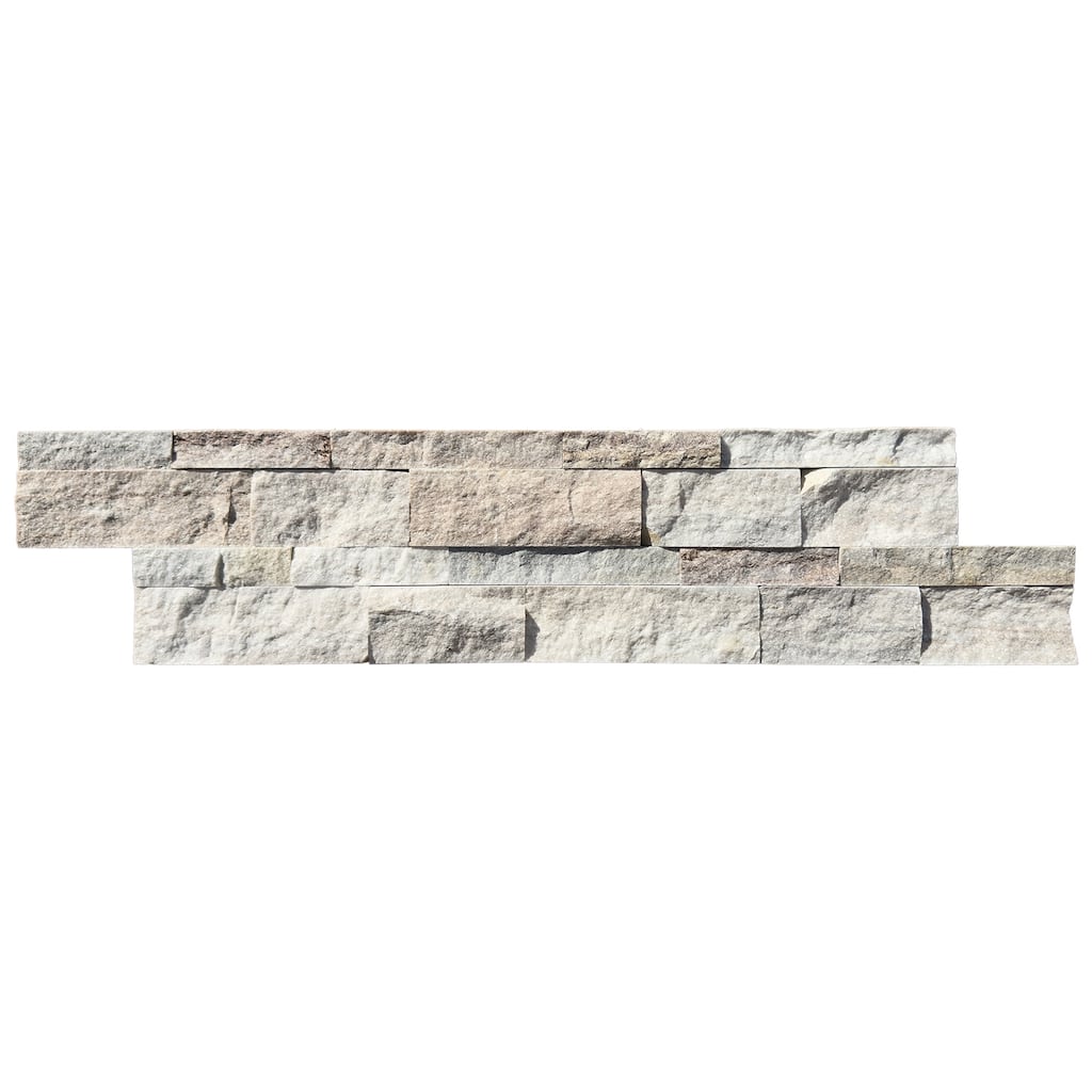 Apex Marble 6" x 24" Split Face Ledger Panel Mosaic Tile