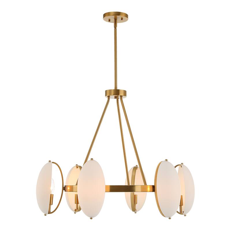 Uttermost 21379 Oviform 6 Light 30" Wide Chandelier