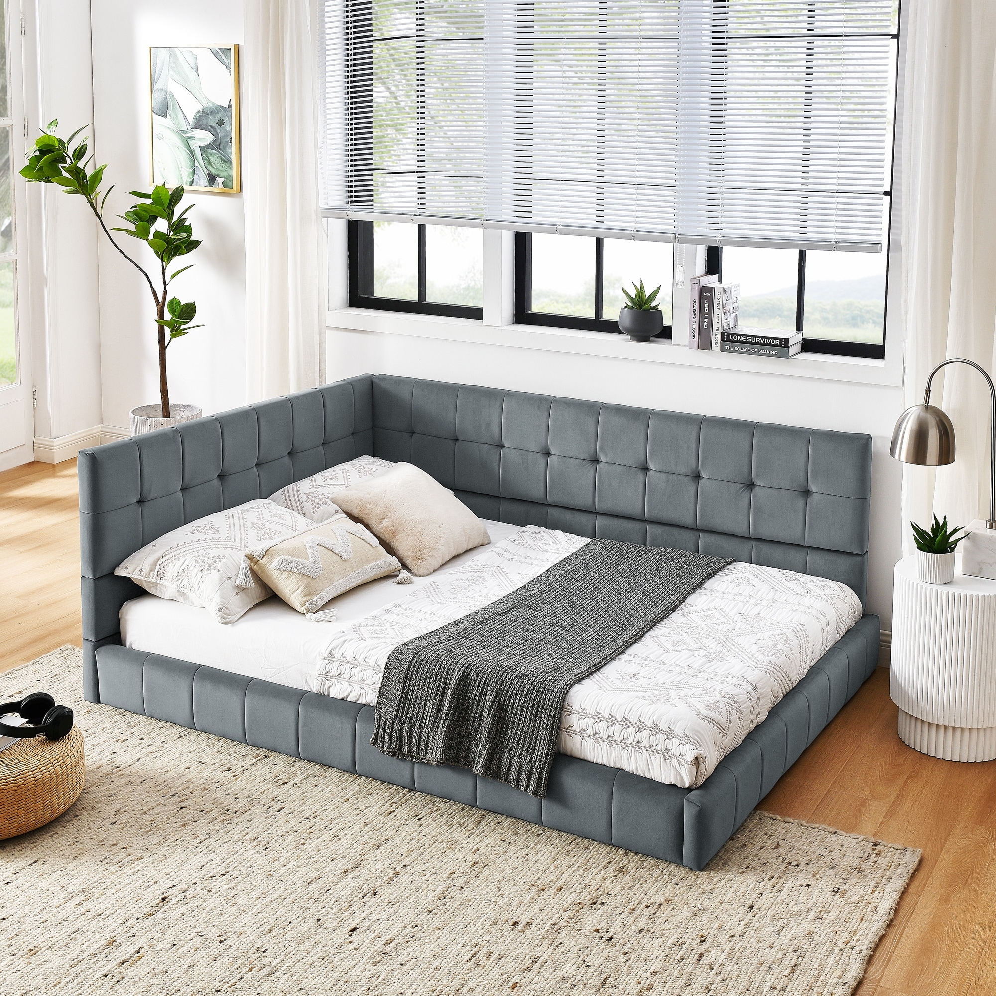 Queen corner daybed sales