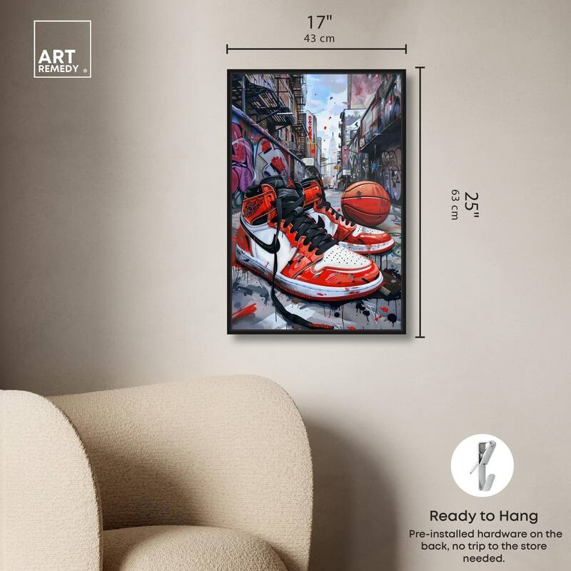 Streetwise Sneakers Canvas by Art Remedy