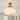 Rennnsan 14 in. 1-Light Vintage Brass Milk Glass Semi-Flush Mount Ceiling Light - 13.8 in. Dia × 14.2 in. H