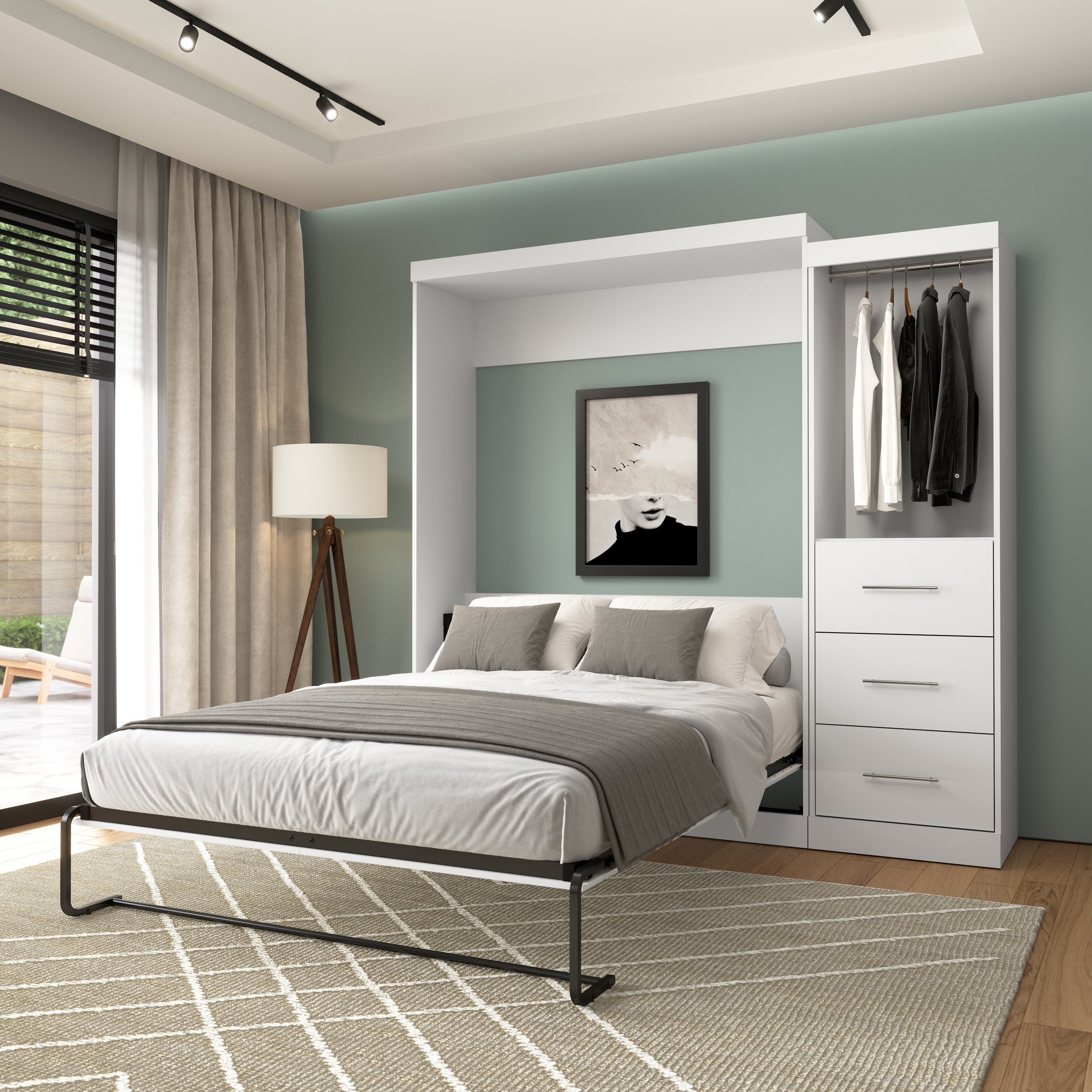 Queen Size Murphy Bed Murphy Beds Bed Bath Beyond