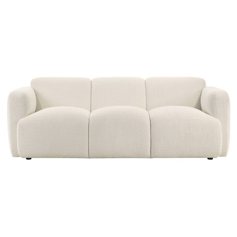 Sierra Ivory Boucle Accent Chair, Loveseat, Sofa, or Living Room Set