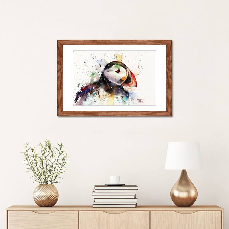iCanvas "Puffin" by Dean Crouser