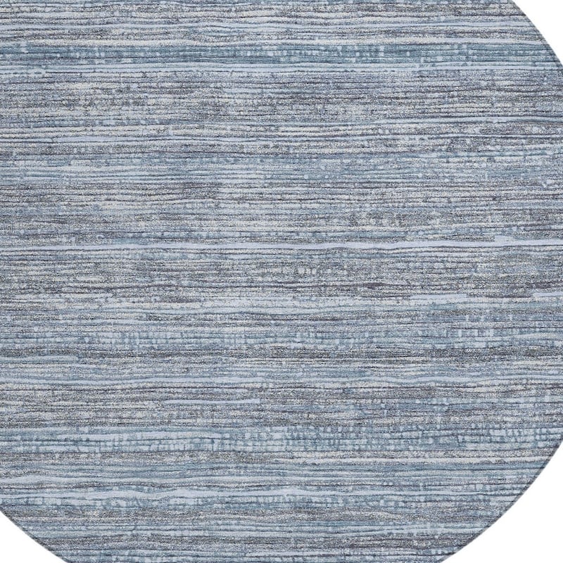 HomeRoots Striped Transitional Rectangle Outdoor Rug