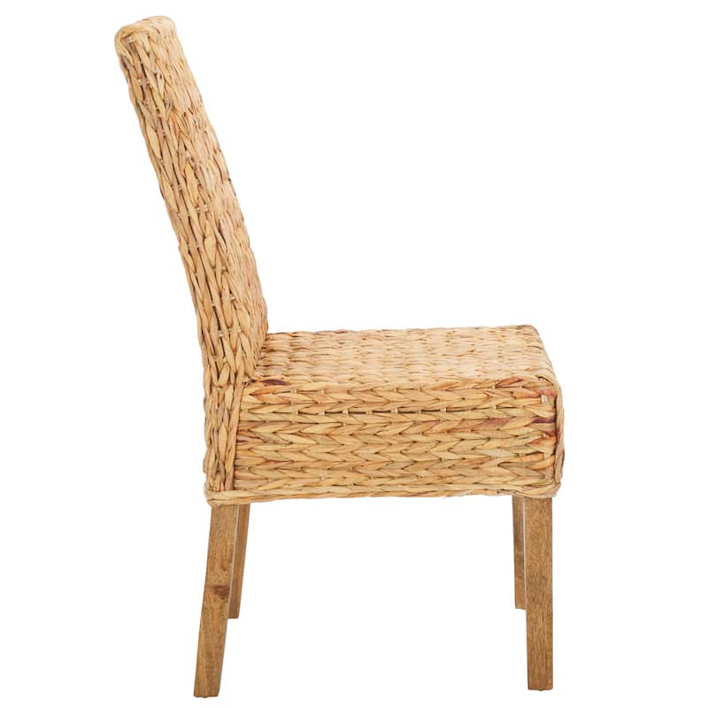 SAFAVIEH Marcy Brown Side Chair (Set of 2) - 18.1" W x 19.7" L x 39" H - 19"W x 22"D x 39"H