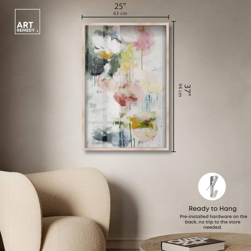 Dripping Colors III Shadowbox by Art Remedy