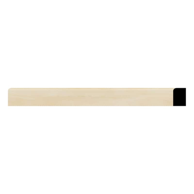 WM52: 7/16-in D x 3/4-in W x 96-in L Americraft Solid Hardwood Stain Grade Shoe Moulding - Pine