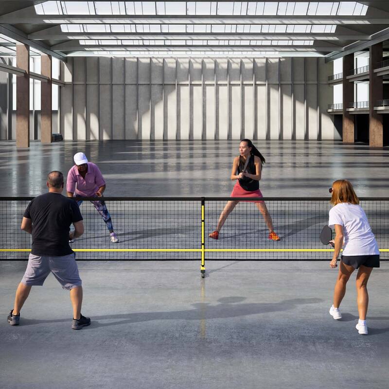 22FT Portable Pickleball Net Regulation Size w/Strong Metal Frame