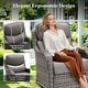 preview thumbnail 13 of 187, Outdoor Patio Sofa Swivel Chair with 6-Inch Thick Cushions Set