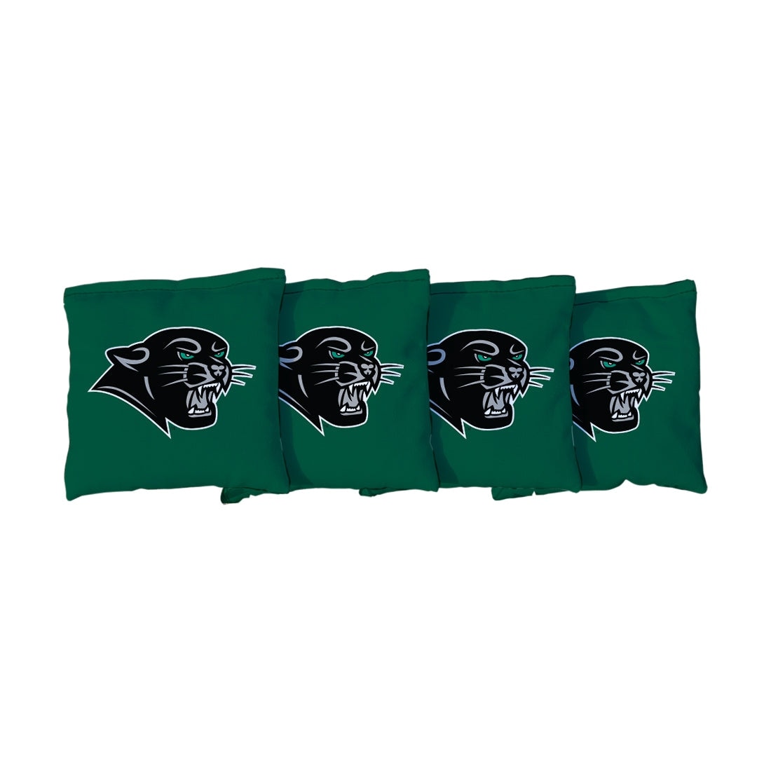 Plymouth State Panthers Green Cornhole Bags