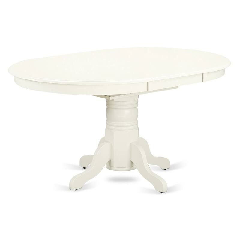 HomeStock 5-Piece Linen White Finish Solid Wood Top Dining table with 4 Chairs