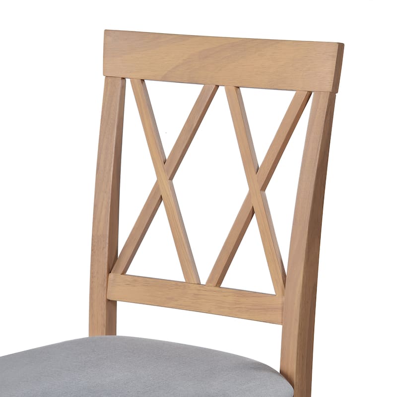 Foldable Dining Table Set, 5 Piece Extendable Dining Set with Drop Leaf Dining Table and 4 Dining Upholstered Chairs