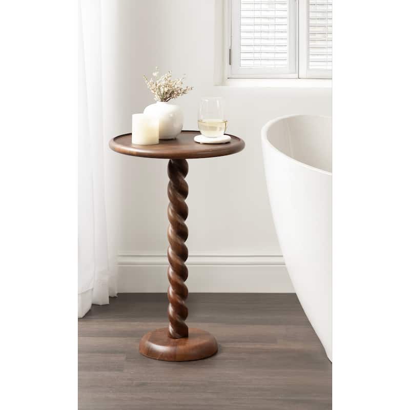 Kate and Laurel Willoughby Round Side Table