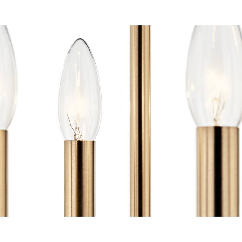 Delvin 24 in. 4-Light Pendant Light with Removable Glass