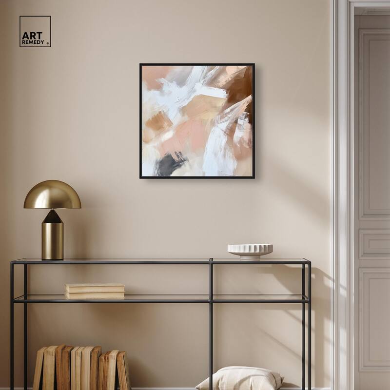 Taupe and Ash I Canvas by Art Remedy