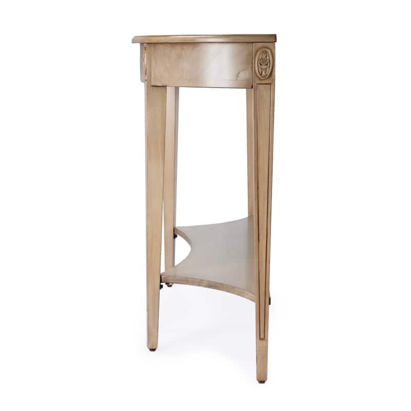 Astor 54"W Wood Demilune Console Table