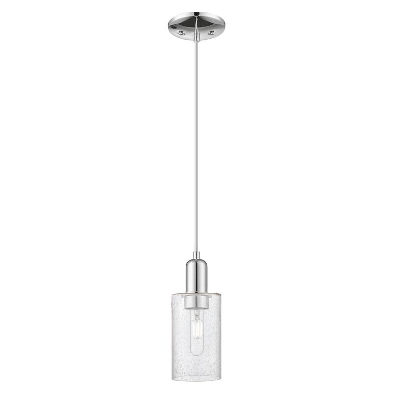 Innovations Lighting Endless Possibilities Arcadia - Clymer - 1 Light 4" Cord Hung Mini Pendant - Polished Chrome/Seedy