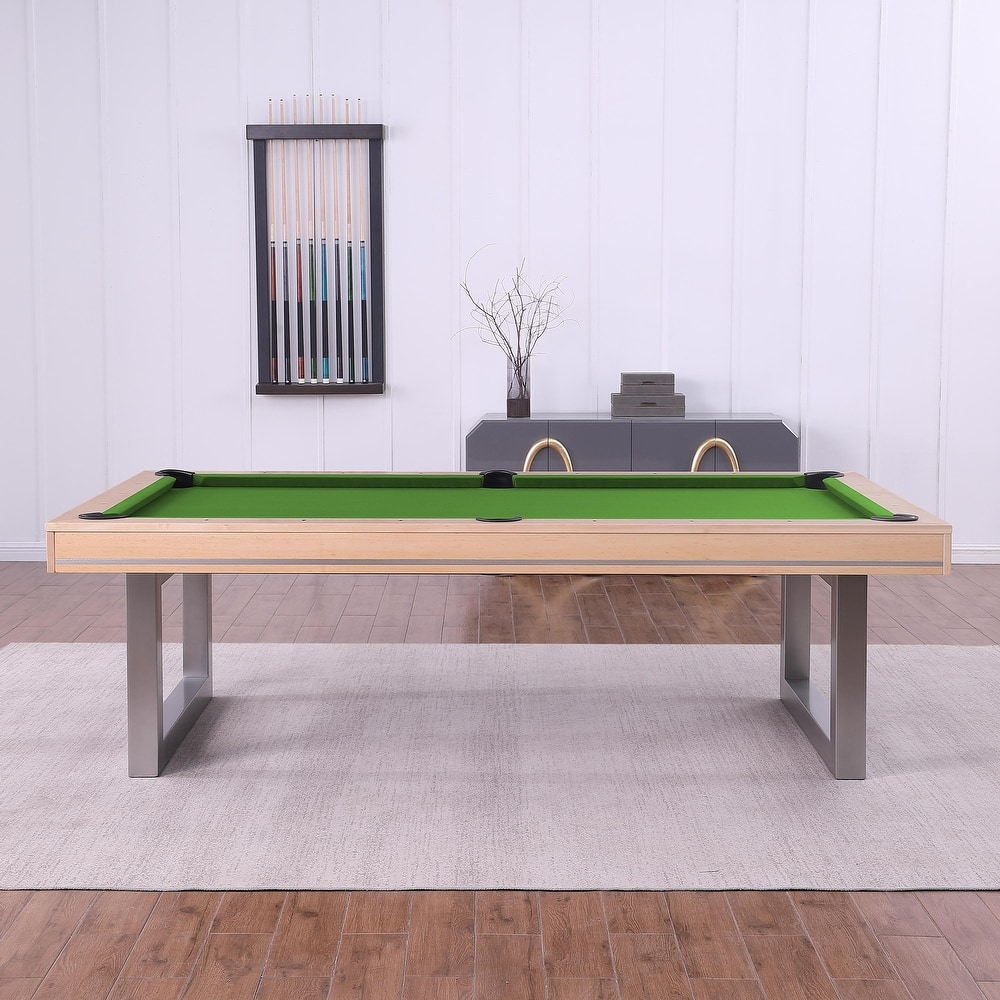 Maple Harmony 8ft Billiard Slate Pool Table with Dining Top