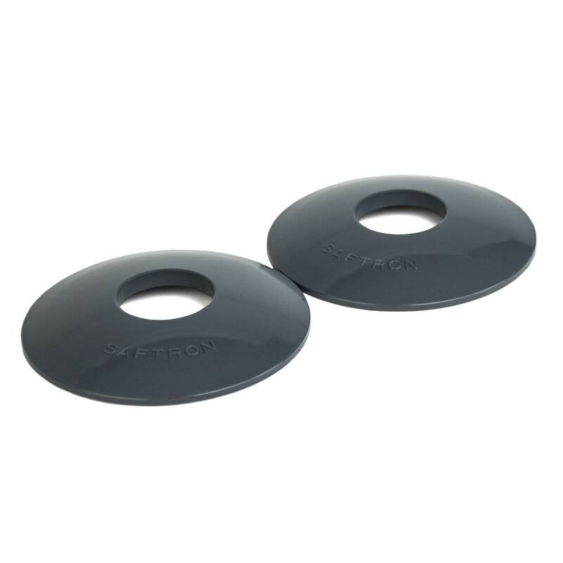 Saftron RTD-448-GG 4 Bend Swimming Pool Mounted Polymer Handrail, Gray (2 Pack) - 35.8