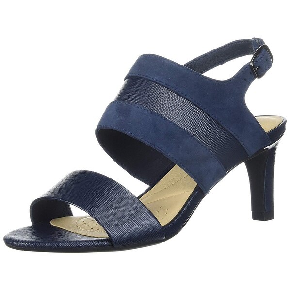 clarks open toe pumps