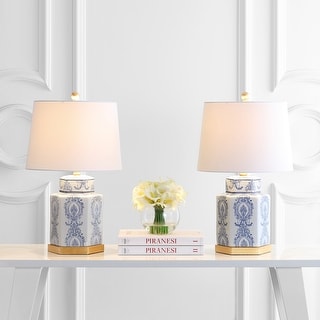 SAFAVIEH Lighting 23-inch Bodin LED Table Lamp (Set of 2) - 14"x14"x23"