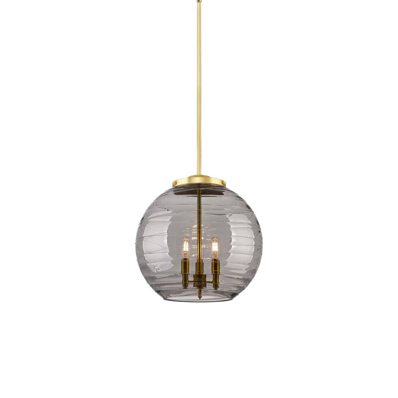 Innovations Lighting 221-3S-18-16 Athens Pendant Athens Deco Swirl 3