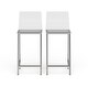 preview thumbnail 7 of 8, Pure Decor Clear Acrylic Counter Stool- Set of 2