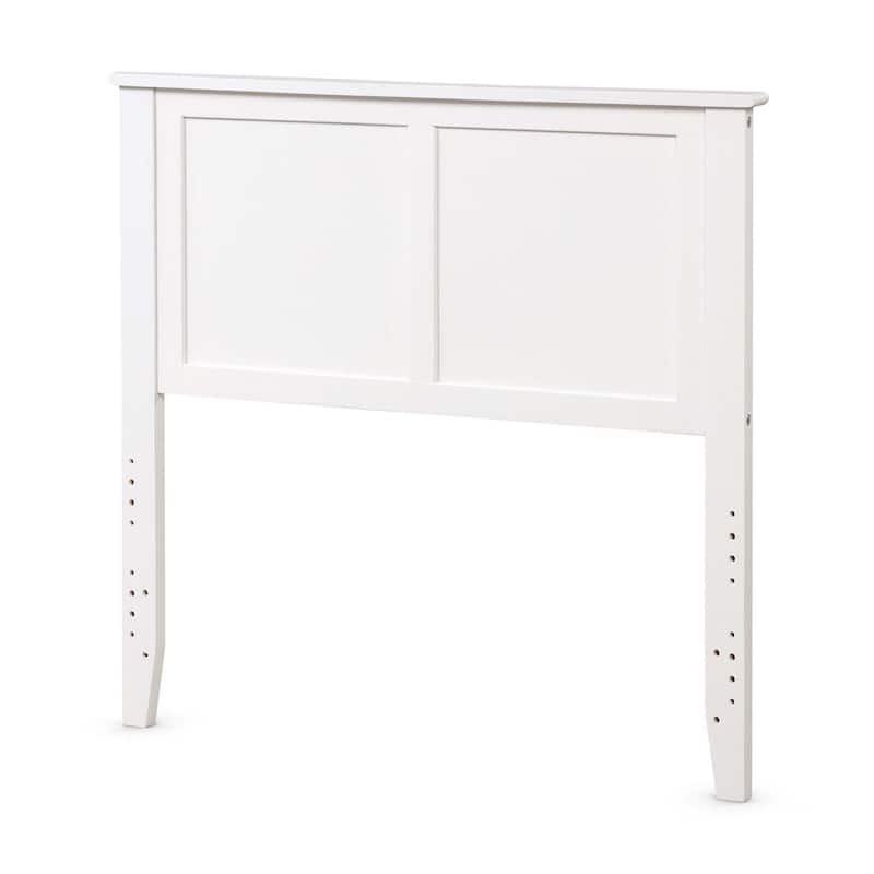 Gymax Twin Wood Headboard Flat Panel Pre-drilled Holes Height