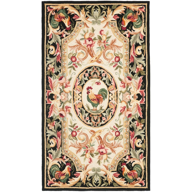 SAFAVIEH Handmade Chelsea Myranda French Country Rooster Wool Rug