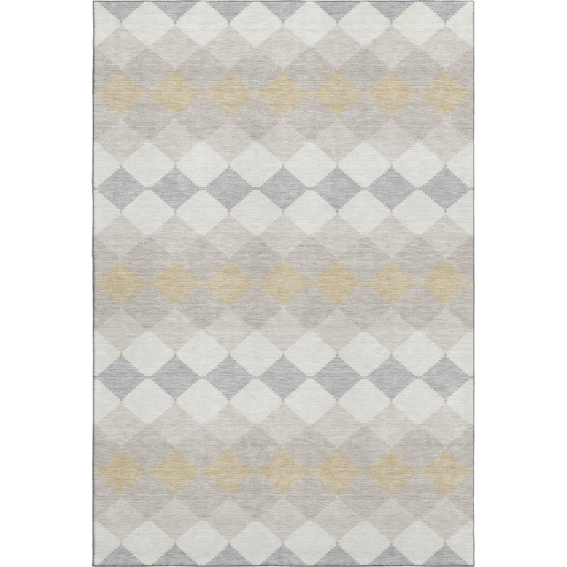 Premium Washable Super Soft Diamond Modern Mayfield Rug