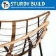 preview thumbnail 8 of 12, Outdoor Rattan Wicker Lounge Rocking Chair for Living Room
