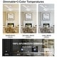 preview thumbnail 29 of 58, YUHAO 56 inch 6 Speed Quiet DC Motor Indoor Matte White Ceiling Fans with Lights and Remote Control