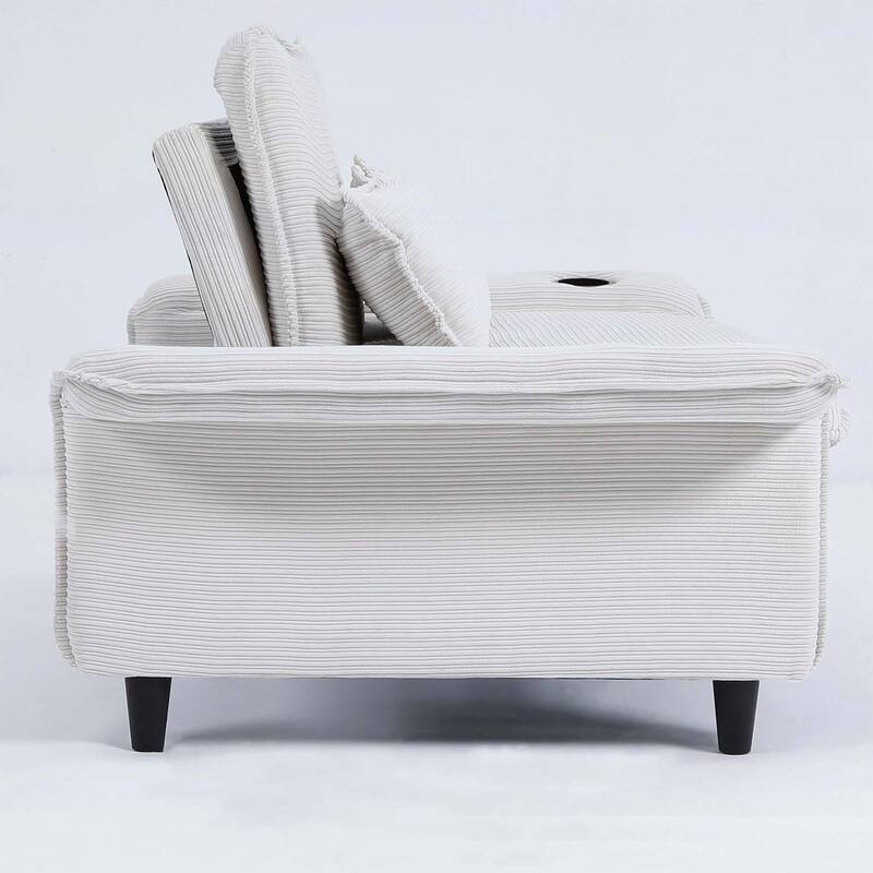 65.74-inch Adjustable Armrest and Backrest Multi-Functional Sofa Bed,Ideal for Bedrooms and Living Rooms
