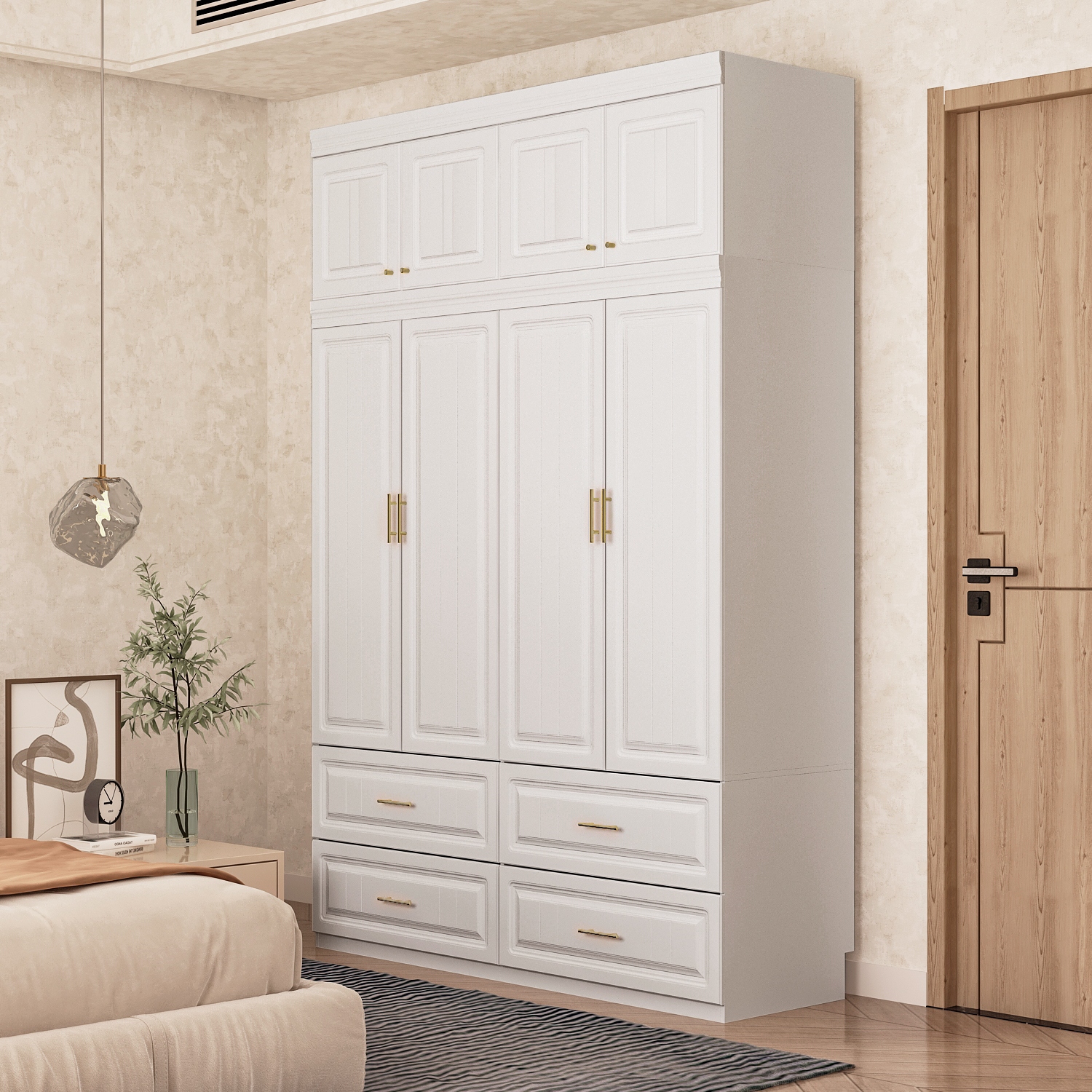 Hanging closet 2025 cabinet