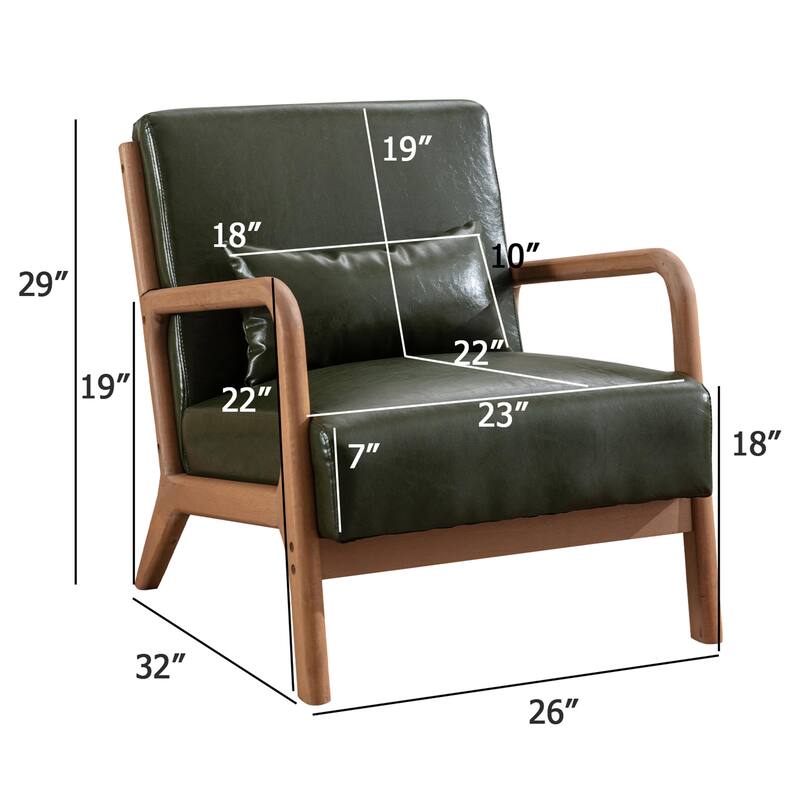 Aston Modern Solid wood Accent Chair