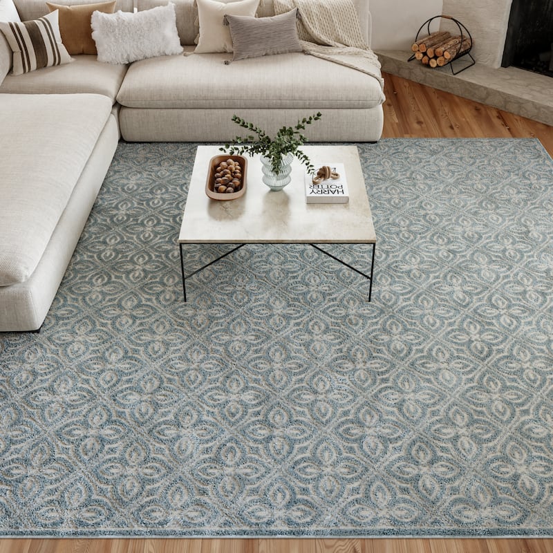 Nourison Washable Charm Indoor only Floral Area Rug