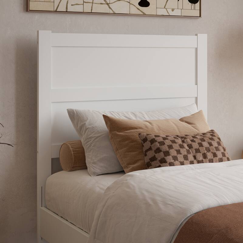 Aveline Wood Platform Bed with Matching Footboard & Trundle