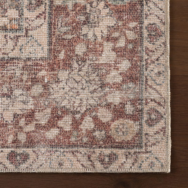 Nuloom Hillstone Collection Traditional Vintage Medallion Area Rug