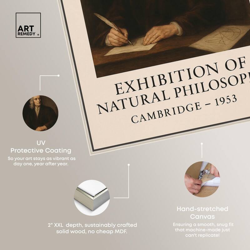 Newtonian Mind Canvas by Art Remedy