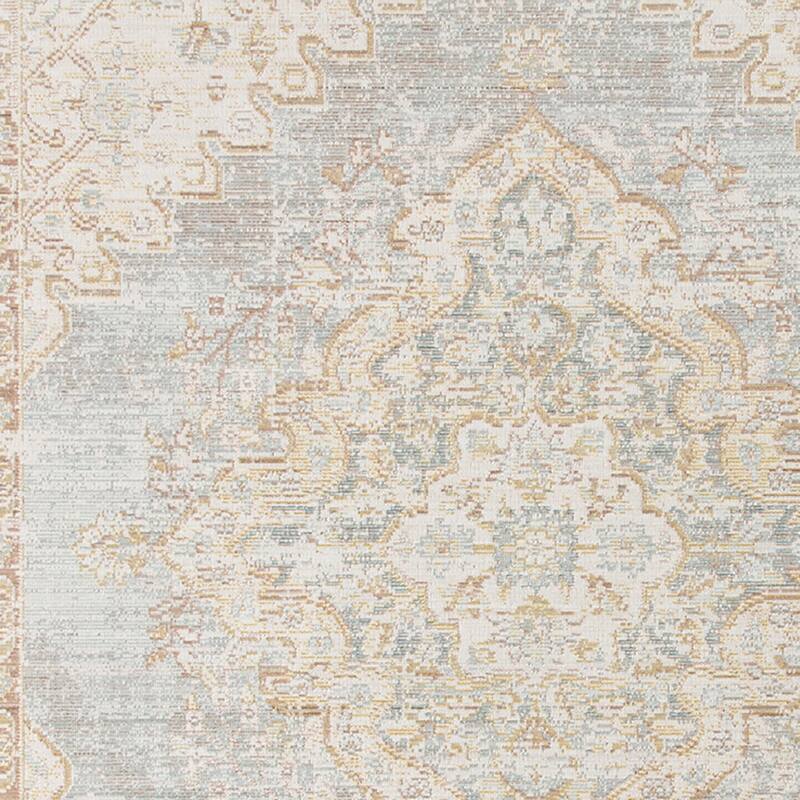 HomeRootsMedallion Transitional Rectangle Area Rug - 36' X '24' X '0.08